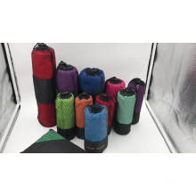 Wholesale Custom Embroidery Microfibre Sports Towel Whit Bag, Microfiber Gym Towel, Microfiber Towel